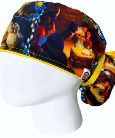 Gorro Quirúrgico Mujer + Lanyard La estrella de Belén