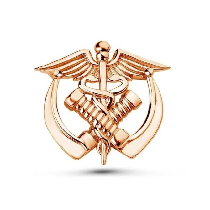 Pin Metálico Laringoscopio Caduceo Deluxe