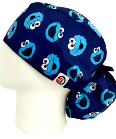 Gorro Quirúrgico Mujer + Lanyard Come Galletas Blue