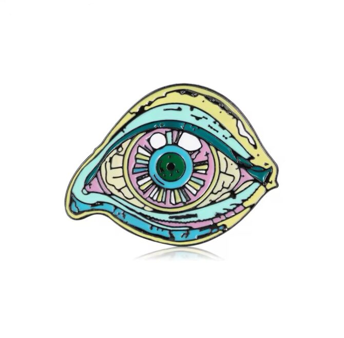 Pin Metálico Galaxia Ocular