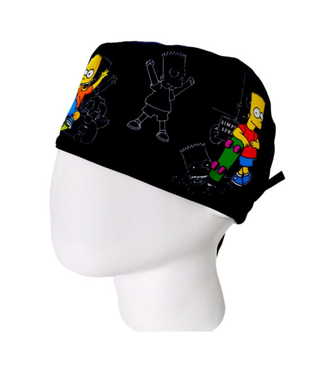 Gorro Quirúrgico Hombre + Lanyard Bart Simpson - Imagen 2