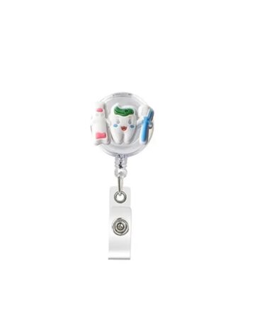 Yoyo Retráctil Para Portacarnet Odontología