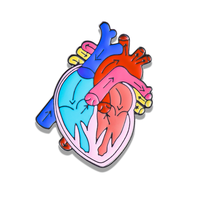 Pin Metálico Fisiología Cardíaca