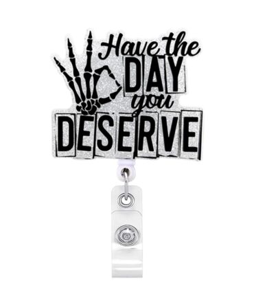Yoyo Retráctil Para Portacarnet Have The Day You Deserve