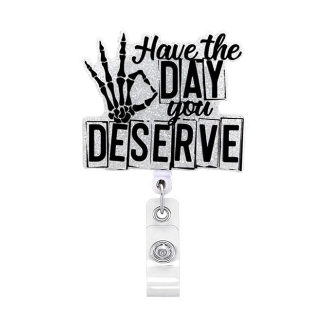 Yoyo Retráctil Para Portacarnet Have The Day You Deserve