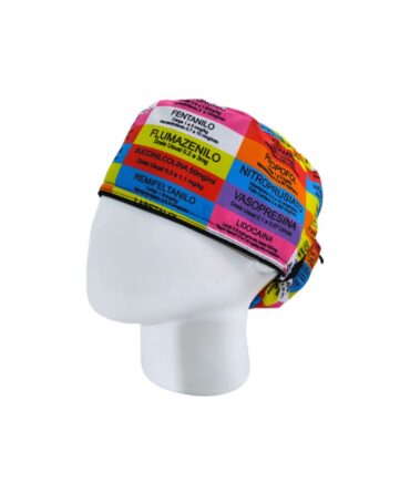 Gorro Quirúrgico Mujer + Lanyard Medicamentos Anestésicos