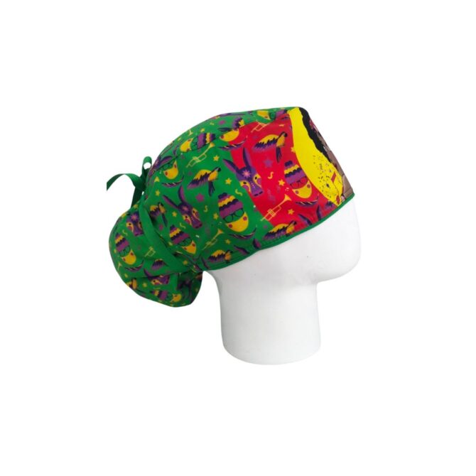 Gorro Quirúrgico Mujer + Lanyard Negrita Puloy Carnaval de Barranquilla - Imagen 3