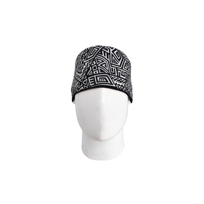 Gorro Quirúrgico Hombre + Lanyard Textura Azteca Negro - Imagen 2