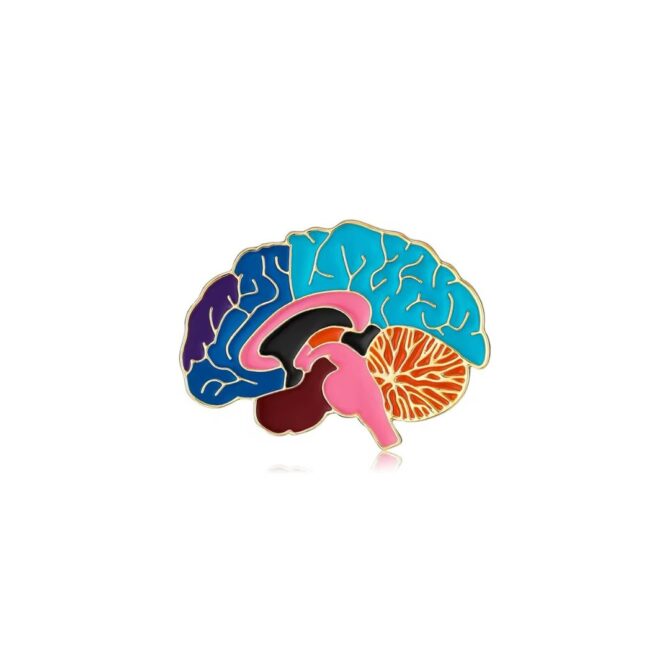 Pin Metálico Color Brain