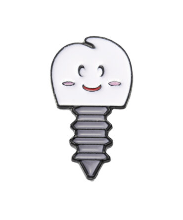 Pin Metálico Diente Tornillo