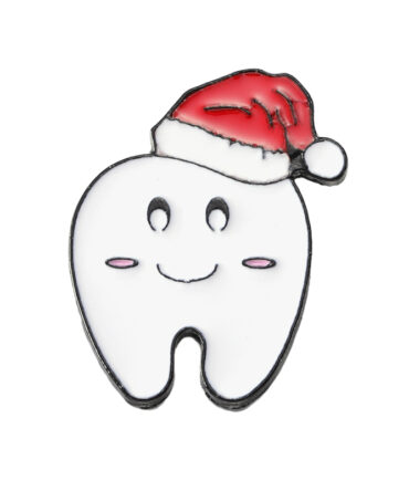 Pin Metálico Diente Navidad