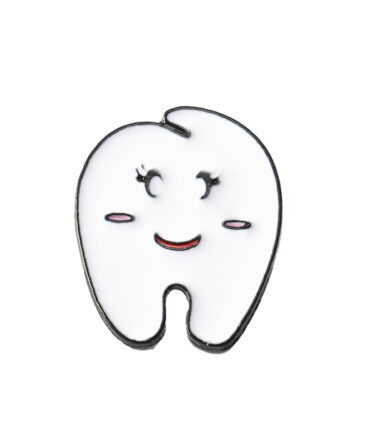 Pin Metálico Diente Ruborizado