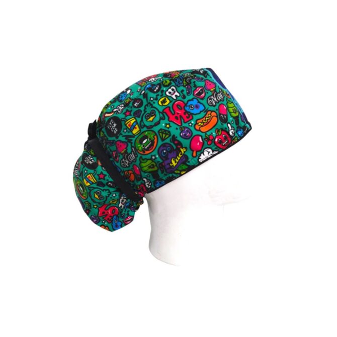 Gorro Quirúrgico Mujer + Lanyard Mickey Galaxy - Imagen 3