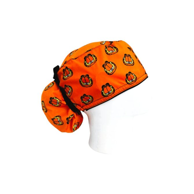 Gorro Quirúrgico Mujer + Lanyard Garfield Caritas - Imagen 3