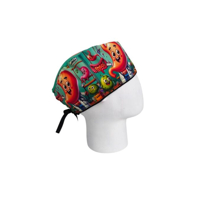 Gorro Quirúrgico Hombre + Lanyard Gastroenterología Menta - Imagen 3