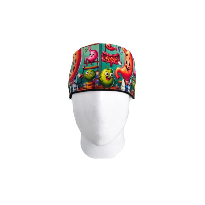 Gorro Quirúrgico Hombre + Lanyard Gastroenterología Menta - Imagen 2