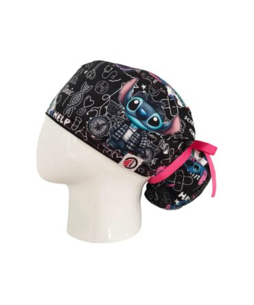 Gorro Quirúrgico Mujer + Lanyard Stitch Medico Rock