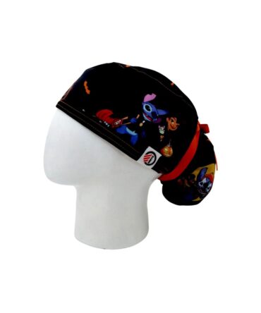 Gorro Quirúrgico Mujer + Lanyard Lilo & Stitch Halloween