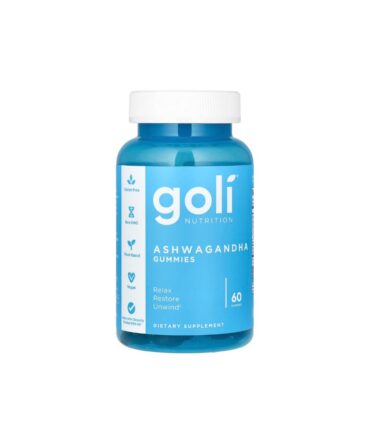 Goli Nutrition, Gomitas de ginseng indio, 60 gomitas