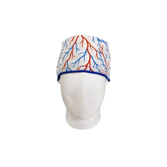 Gorro Quirúrgico Hombre + Lanyard Arterias y Venas Cerebrales - Imagen 2