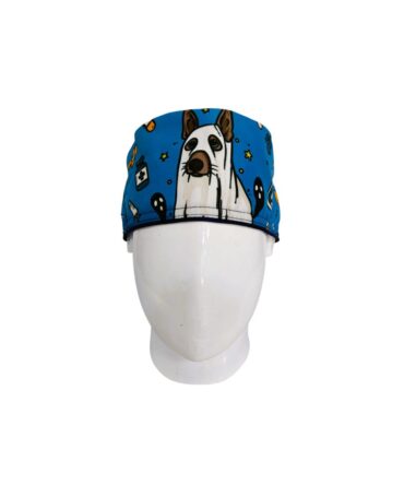 Gorro Quirúrgico Hombre + Lanyard Perro Fantasma