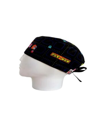 Gorro Quirúrgico Hombre + Lanyard Pac-Man