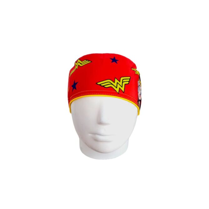 Gorro Quirúrgico Mujer + Lanyard Mujer Maravilla Muñeca - Imagen 2