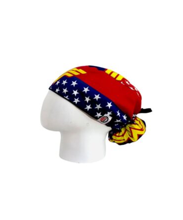 Gorro Quirúrgico Mujer + Lanyard Mujer Maravilla Vintage