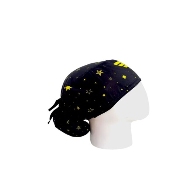 Gorro Quirúrgico Mujer + Lanyard Mujer Maravilla Negro - Imagen 3