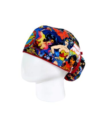 Gorro Quirúrgico Mujer + Lanyard Maravilla Wonder Woman
