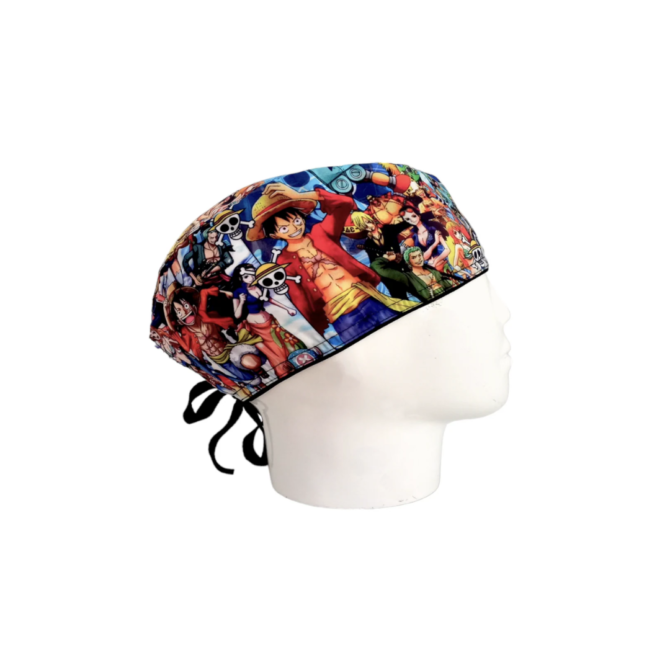 Gorro Quirúrgico Hombre + Lanyard One Piece Personajes - Imagen 3