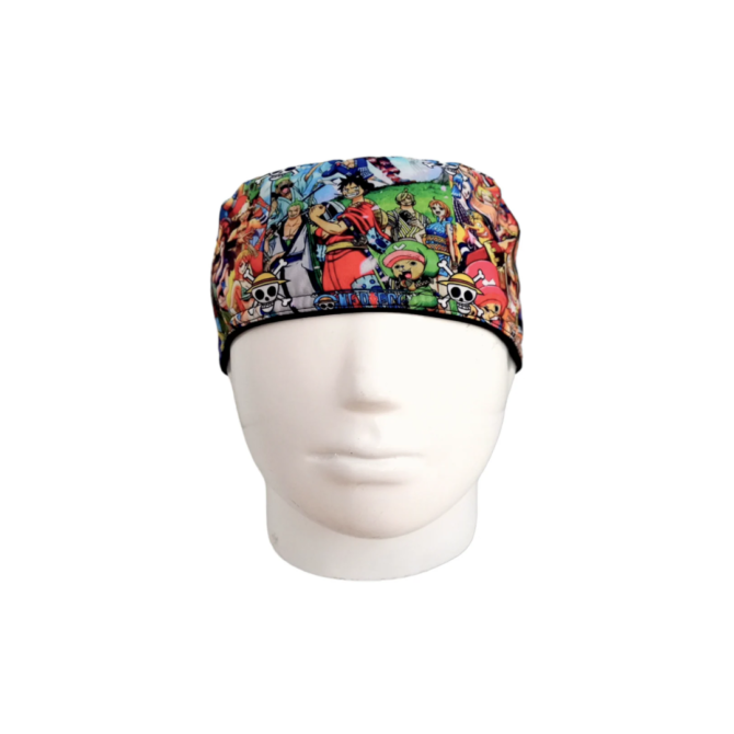 Gorro Quirúrgico Hombre + Lanyard One Piece Personajes - Imagen 2